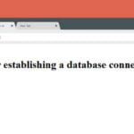 WordPress “Error Establishing a Database Connection” Fixing Services